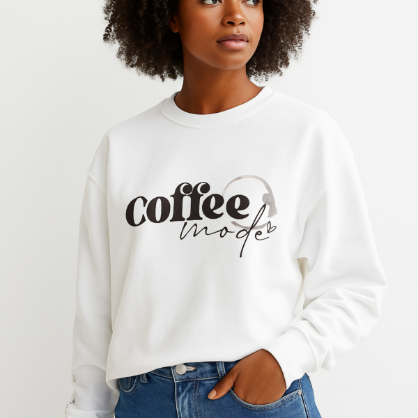 Coffee Mode Heavy Blend™ Crewneck Sweatshirt